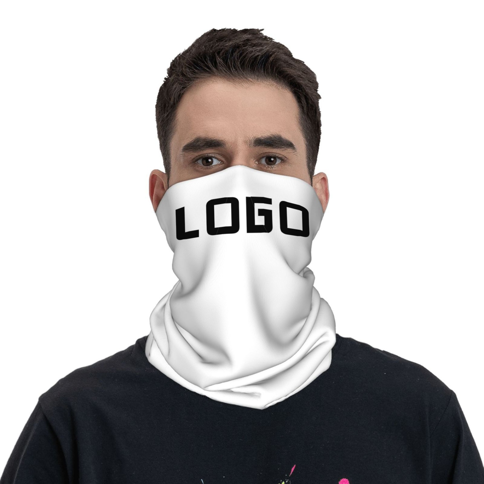 Custom Photo Logo Seamless Nec - огляд і ціна Neck Gaiter Face Cover