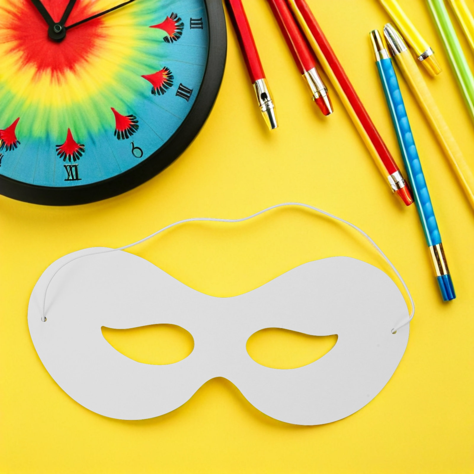 40Pcs Children DIY Paintable W - огляд і ціна Kids Face Mask