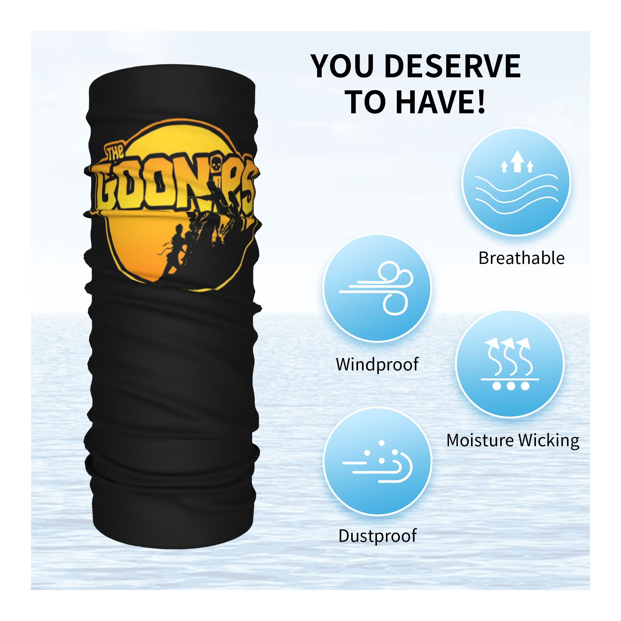 Custom The Goonies Bandana Nec - огляд і ціна Neck Gaiter Face Cover
