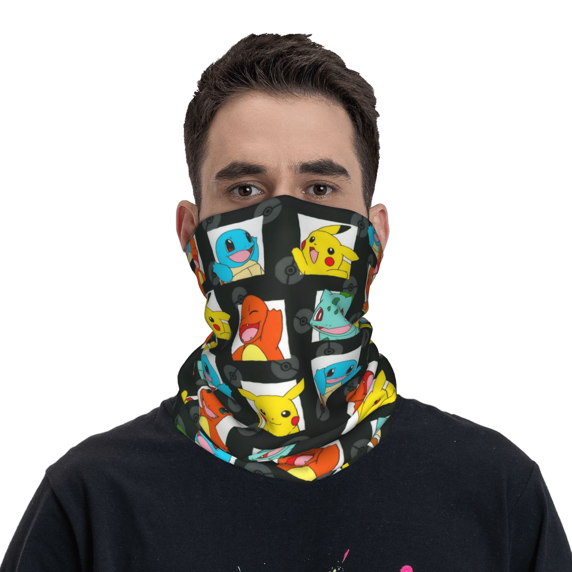 Cartoon Monsters Bandana Neck  - огляд і ціна Sports Mask Breathable