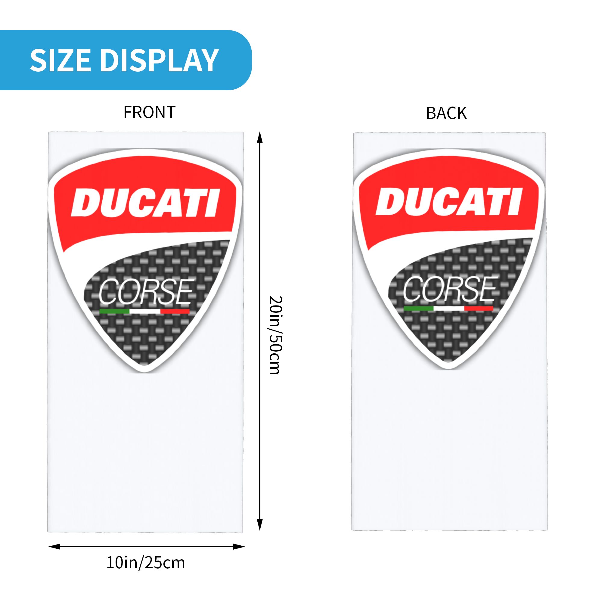 Custom Racing Sprot Ducatis Ba - огляд і ціна Neck Gaiter Face Cover