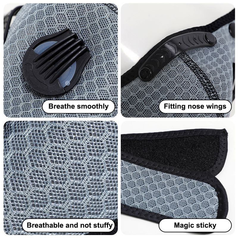 New Cycling Face Mask With Fil - огляд і ціна Dust Mask Construction