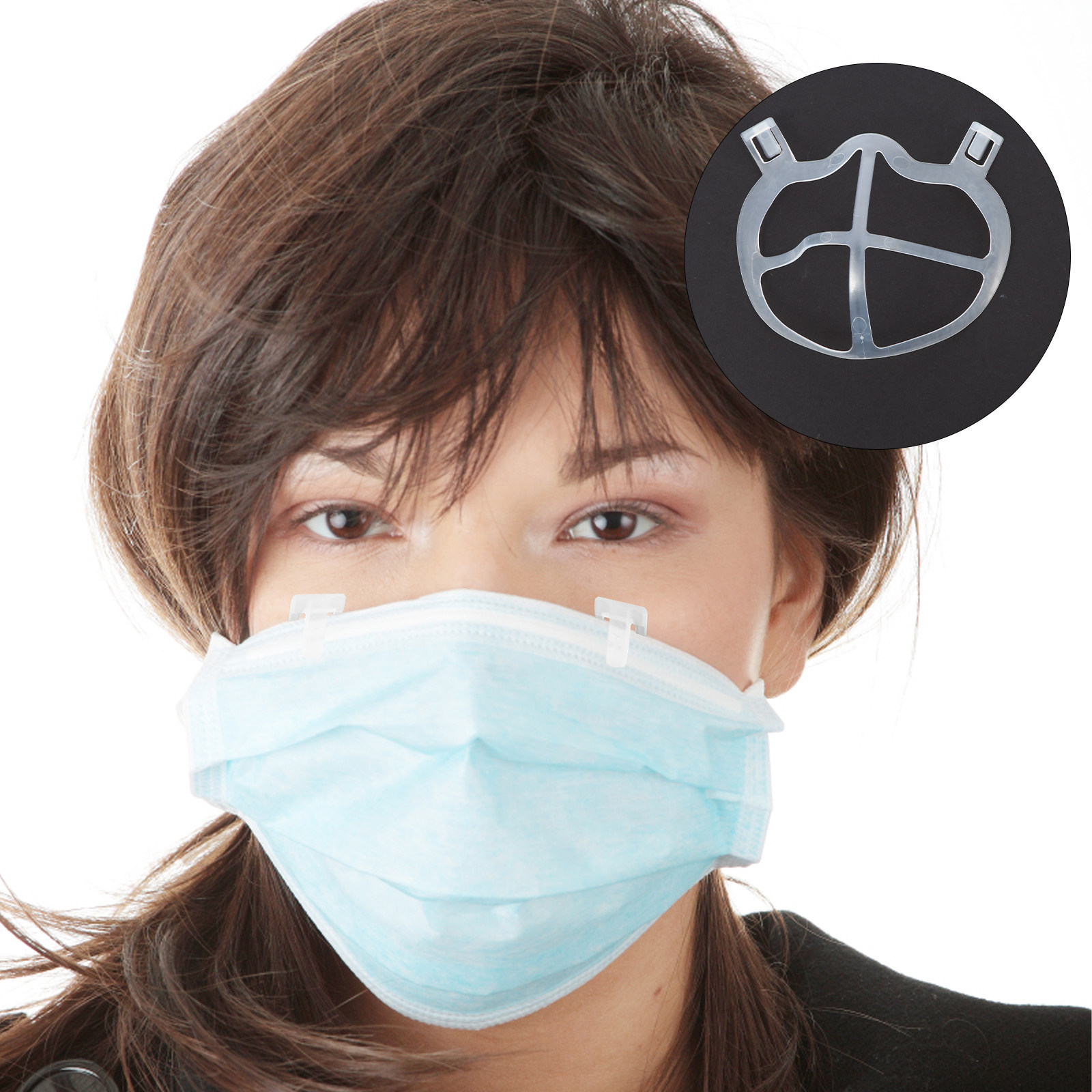 10Pcs Silicone Mask Holder Inn - огляд і ціна Silicone Mask Bracket