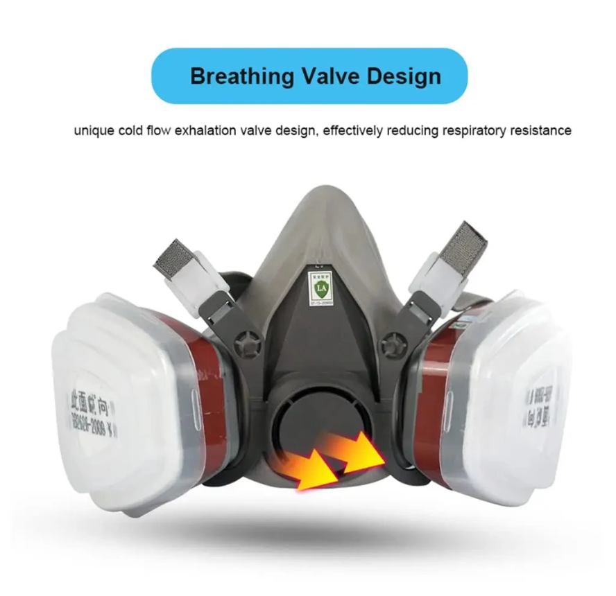 Respirator Dust 6200 Gas Mask  - огляд і ціна Face Mask Storage Box