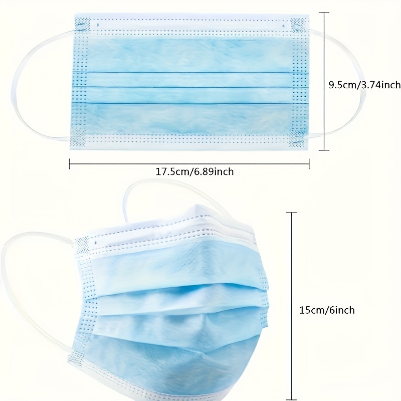 Delivery in 10 Days! 400Pcs Th - огляд і ціна Disposable Mask Blue