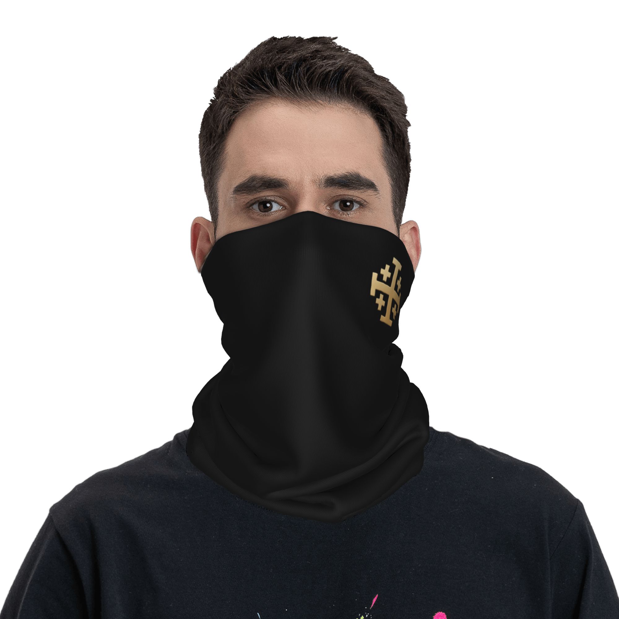 Knight Jerusalem Cross Christi - огляд і ціна Neck Gaiter Face Cover