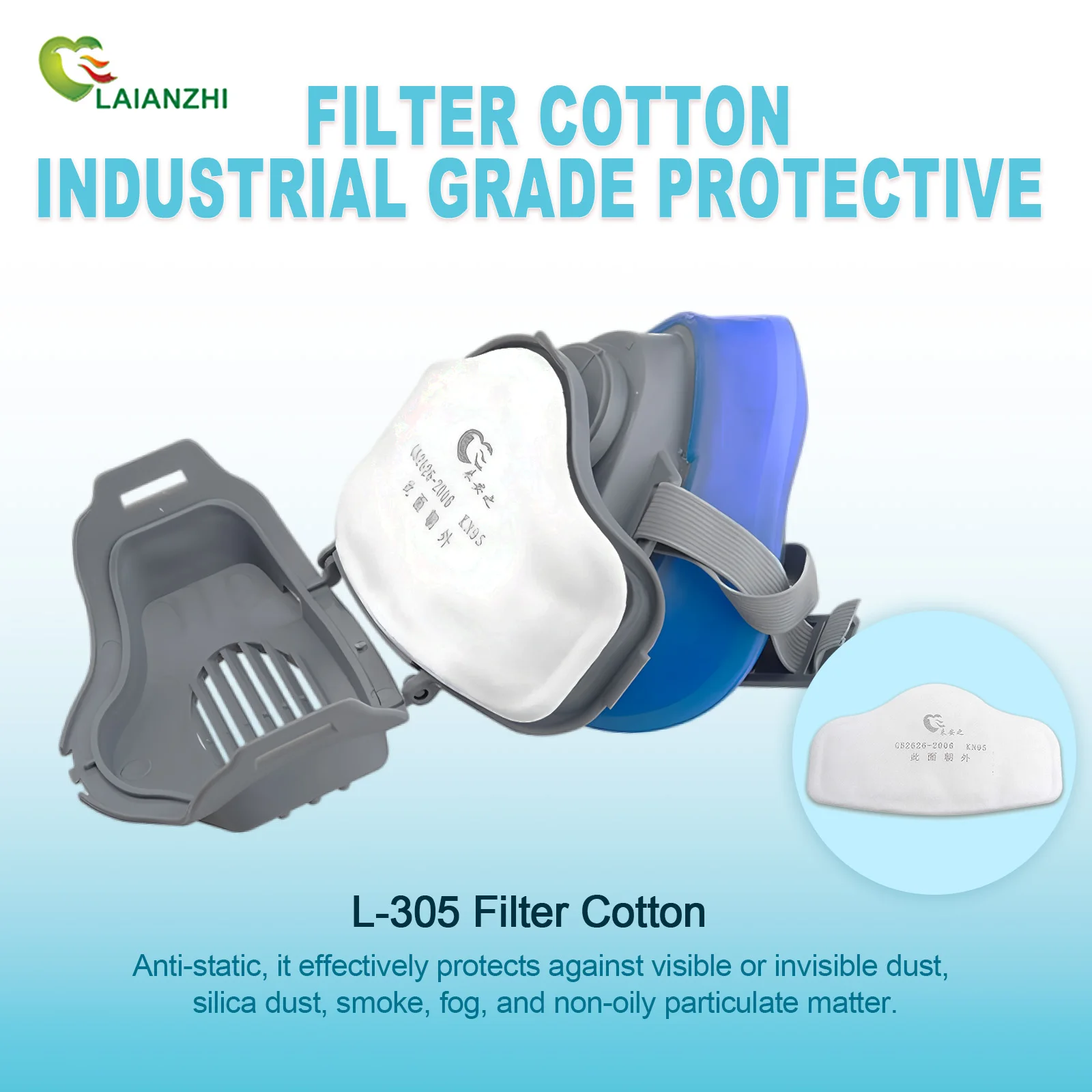 LAIANZHI Dust proof silicone m - огляд і ціна Dust Mask Construction